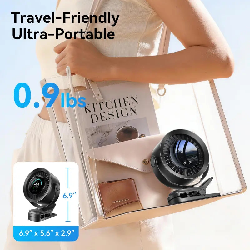 Rechargeable travel fan product detail