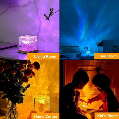 Colourful light projector for bedroom