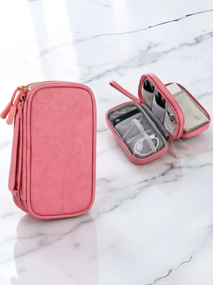 Digital Accessories Storage Bag, Electronics Travel Organizer, Compartments for Cables, Phone Cases, Wallets, Jewelry, Travel Organizer Bags