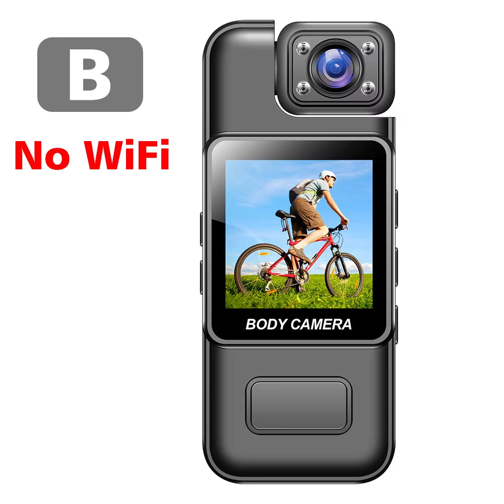 4K Wifi Mini Camera Ultra HD Portable Digital Video Recorder with Infrared Night Vision for Police Bodycam Sports DV and Riding