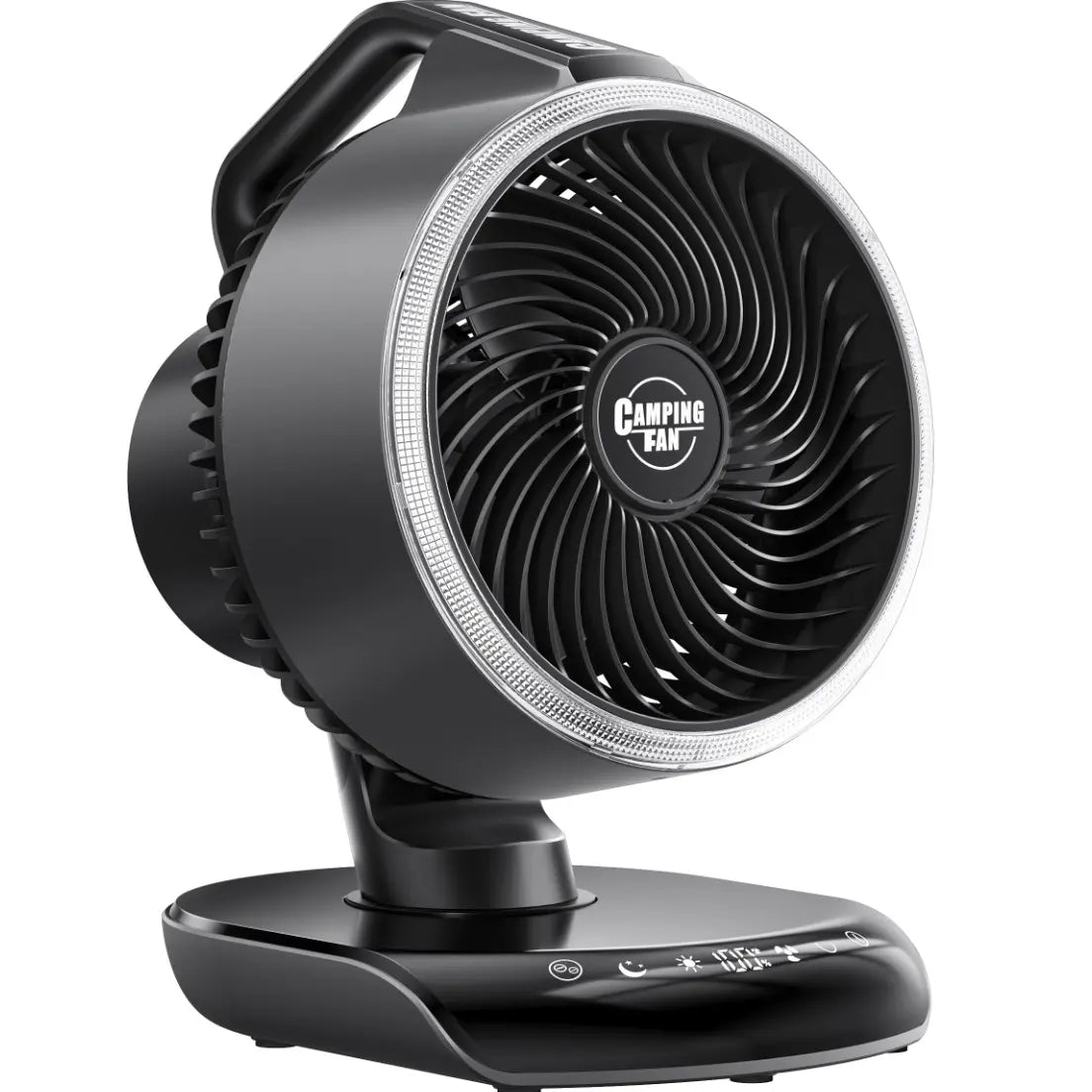 Doublepow Silent Whole Room Air Circulator Fan for Home, 3 Speed Settings, Adjustable Tilt, Removable Grill, 11 Inch, Powerful Airflow, Manual Control Dial, Quiet Fan for Bedroom, Black