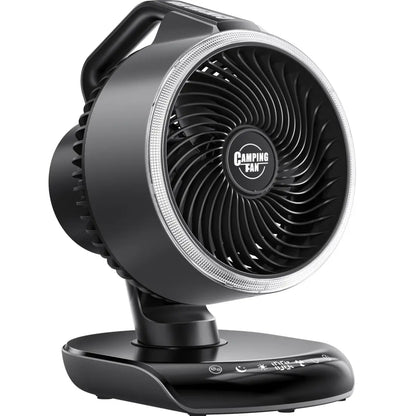 Doublepow Silent Whole Room Air Circulator Fan for Home, 3 Speed Settings, Adjustable Tilt, Removable Grill, 11 Inch, Powerful Airflow, Manual Control Dial, Quiet Fan for Bedroom, Black