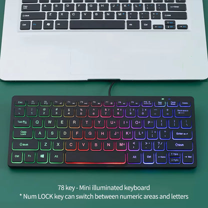 Compact & Convenient: The Ultimate Mini Wired Keyboard for Your Laptop! 🖥️✨ #TechEssentials #KeyboardGoals