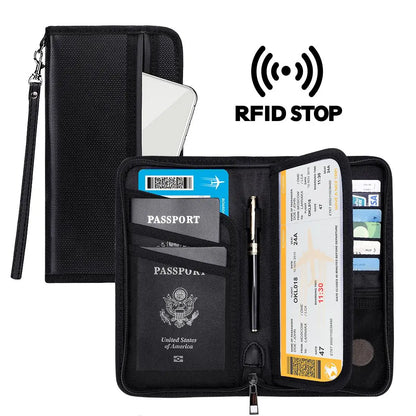 Multi-Pocket Fireproof Fireproof Faraday Privacy Bag, 1 Count EMP & RFID Blocking Bag, Anti-Tracking & Fireproof Key Fob Protector for Phones
