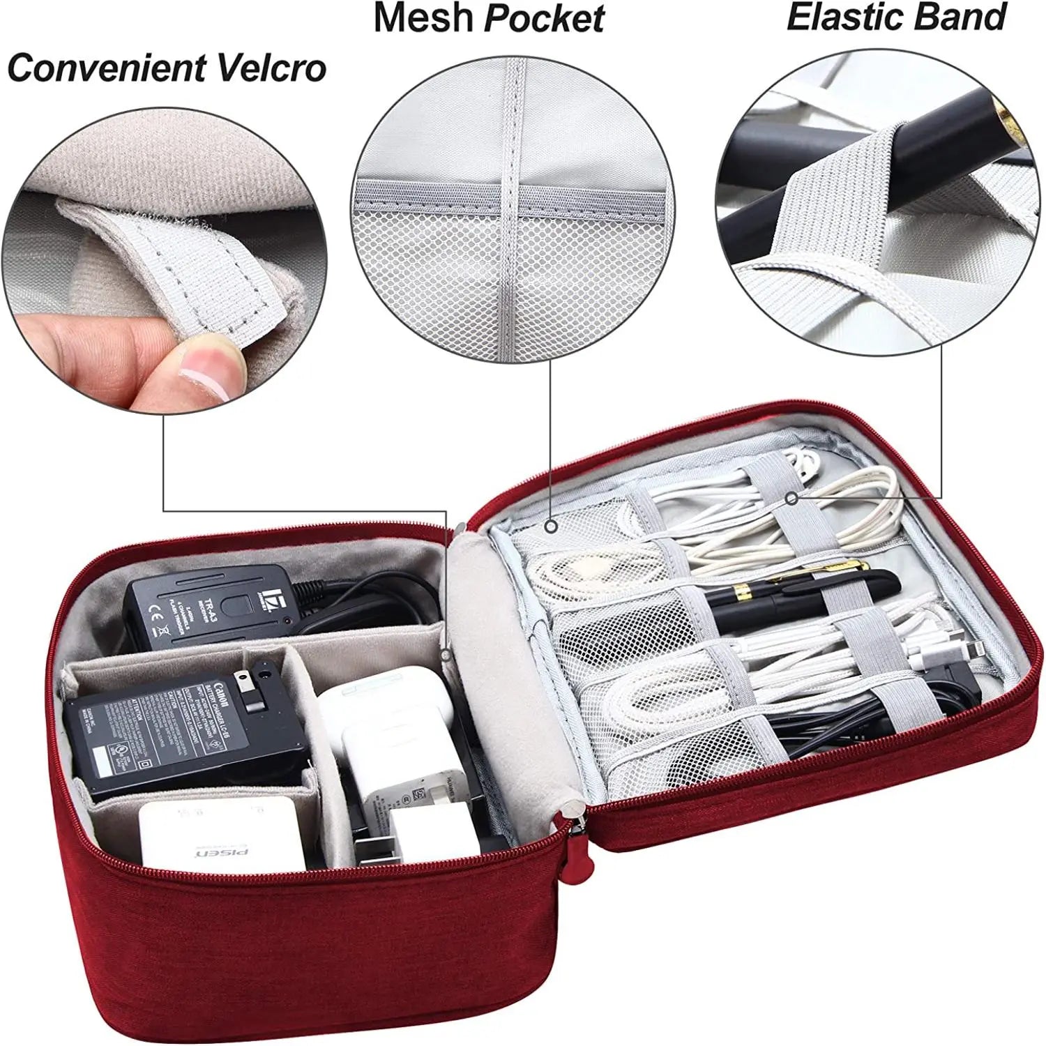 Tech accessory organizer