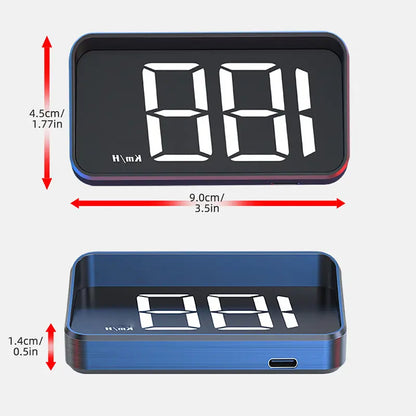 Car Speedometer HUD GPS Head up Display Digital Speed Meter Windshield Projector for Vehicles Auto Electronics Accessories