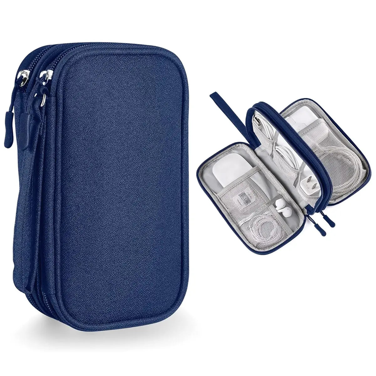 Electronics Travel Organizer,Portable Waterproof Electronic Travel Storage Bag for Small Charging Cord Storage,Charger,Small Electronics,Sd Card Etc,For Travel,Business