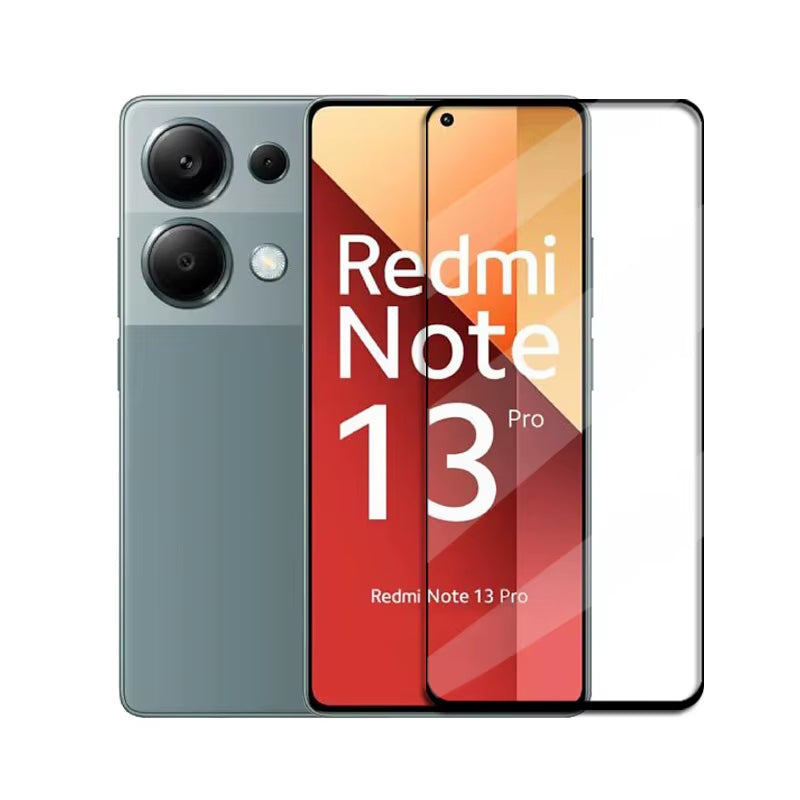 Upgrade Your Redmi Note 13 Pro with Our 6-in-1 Full Cover Tempered Glass Screen Protector! 📱✨