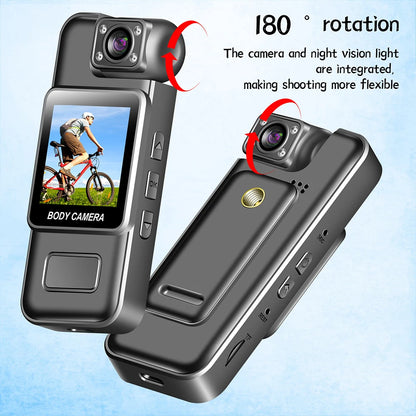 4K Wifi Mini Camera Ultra HD Portable Digital Video Recorder with Infrared Night Vision for Police Bodycam Sports DV and Riding
