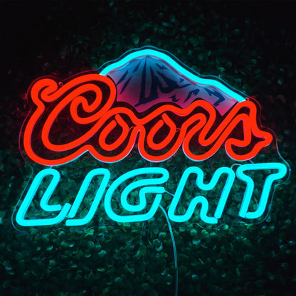 Beer Can LED Neon Sign - USB Powered Wall Decor for Home Bars, Garages, Man Caves, and Parties - Ideal Gift for Men
