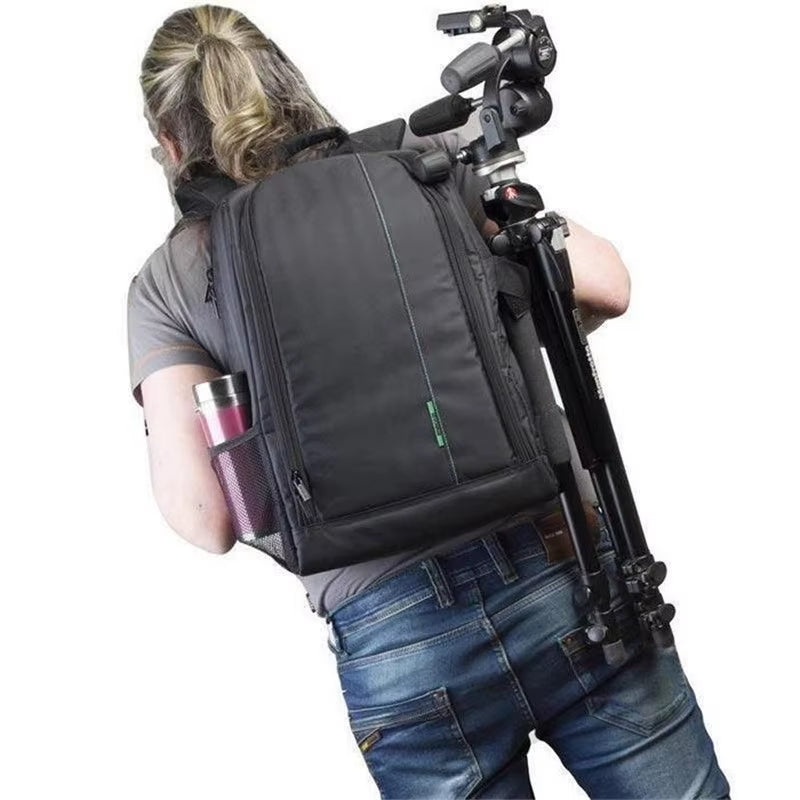 Stay Ready for Adventure with Our Waterproof DSLR Backpack - Perfect for Nikon & Canon Lovers! 📸🌧️ #CameraGear #PhotographyEssentials