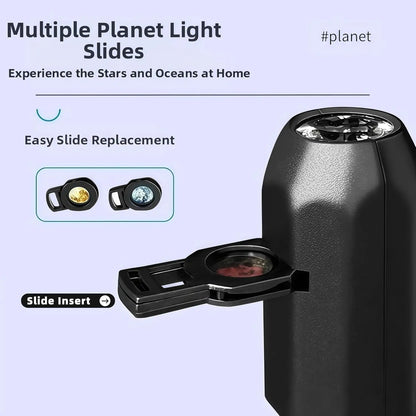 Galaxy Planet Projector 360° Rotating LED Star Night Light, 10 Modes USB Powered Portable Planet Lamp for Christmas Bedroom Decor Home Party Atmosphere Gift Party Gifts, Illuminated Novelty Lighting, Light-Up Novelty Lighting