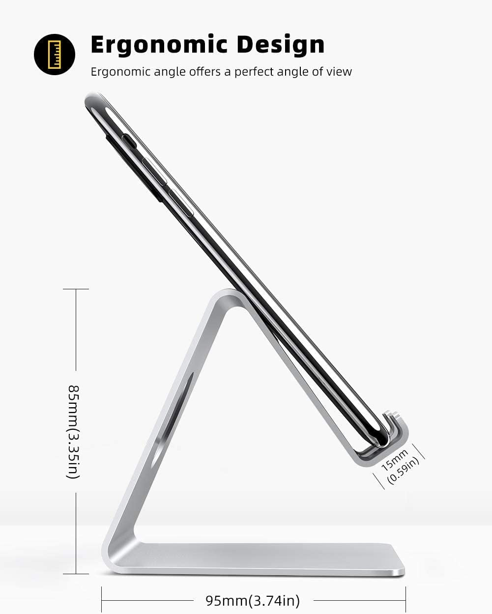 Stylish Cell Phone Stand for Enhanced Desk Organization - Compatible with All Smartphones