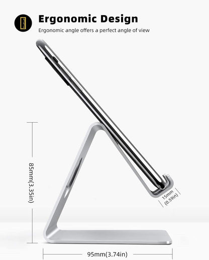 Stylish Cell Phone Stand for Enhanced Desk Organization - Compatible with All Smartphones