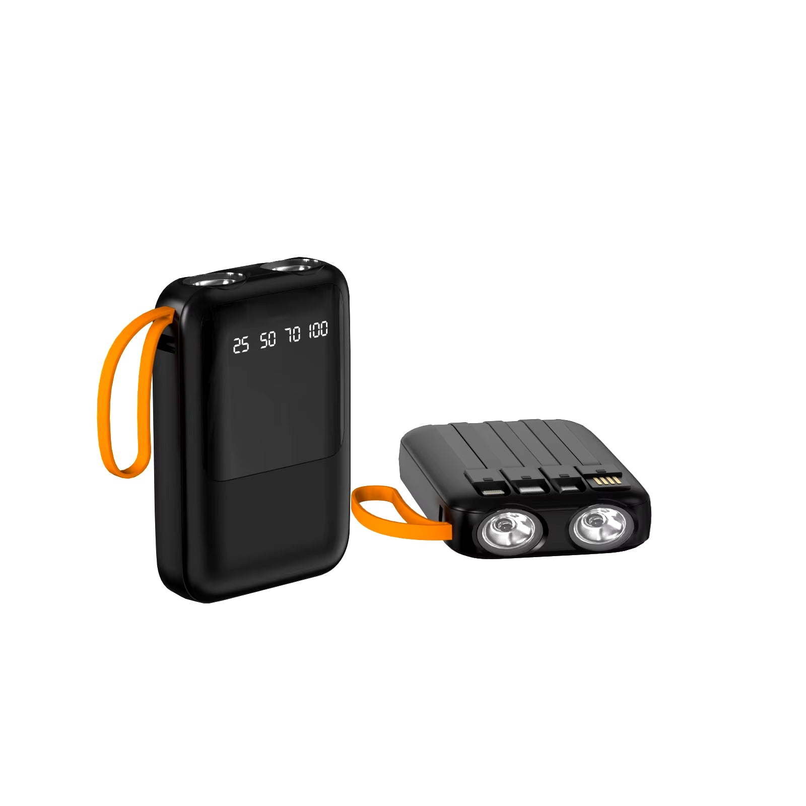 4-in-1 Mini Power Bank - Fast Charging Solution for iPhone and Xiaomi, Ideal for Portable Use