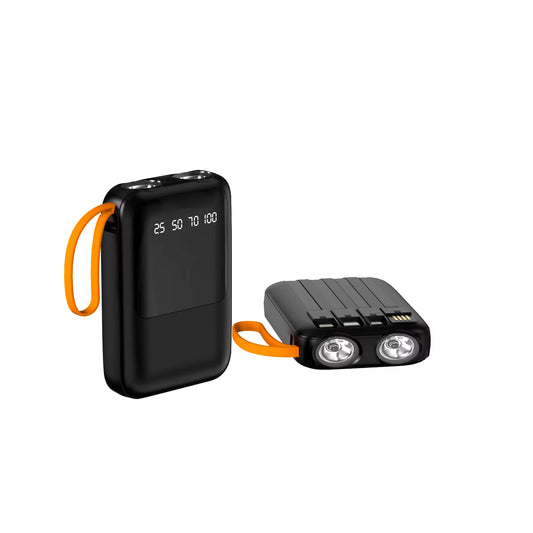 4-in-1 Mini Power Bank - Fast Charging Solution for iPhone and Xiaomi, Ideal for Portable Use