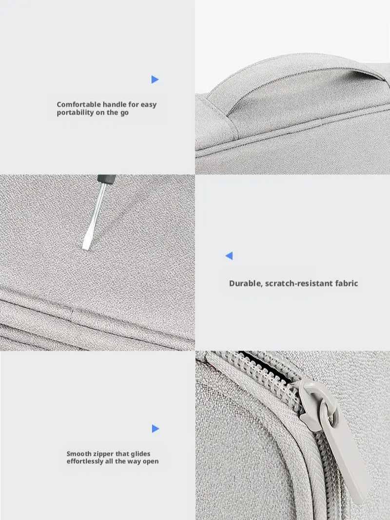 Travel Electronics Organizer Bag, Portable Carrying Case for Cables, Charger and Cords, Power Bank, Tech Accessories & Hard Drive, Travel Accessories, Durable Pouch
