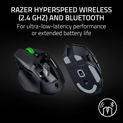 Basilisk V3 X Hyperspeed Wireless Gaming Mouse with RGB Chroma and Sleek Black Design